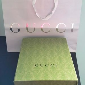 Gucci packaging, box and bag